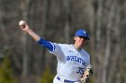 Baseball vs Suffolk  Wheaton College Baseball vs Suffolk University. - (Photo by Keith Nordstrom) : Wheaton, baseball
